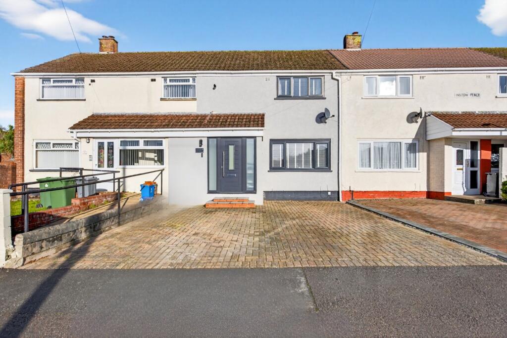 2-bed terraced on Instow Place, Llanrumney CF3, £230,000
