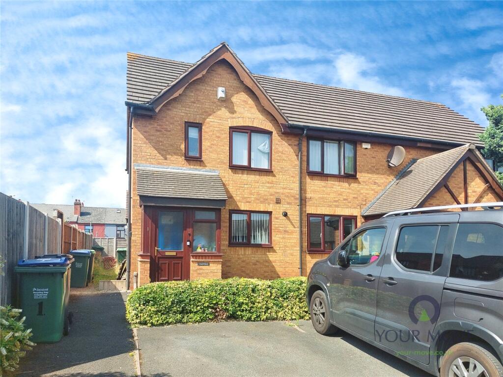 2-bed semi-detached on Lara Grove, Tipton, West Midlands, DY4, £190,000