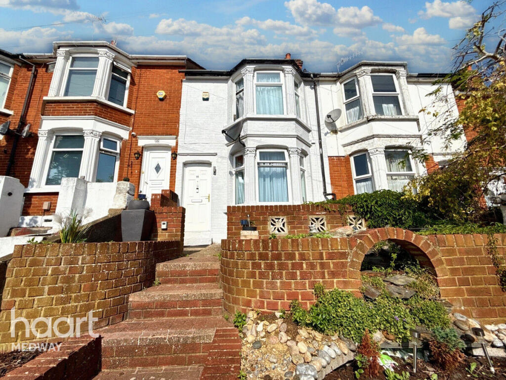 3-bed terraced on Mount Road, Chatham, £280,000