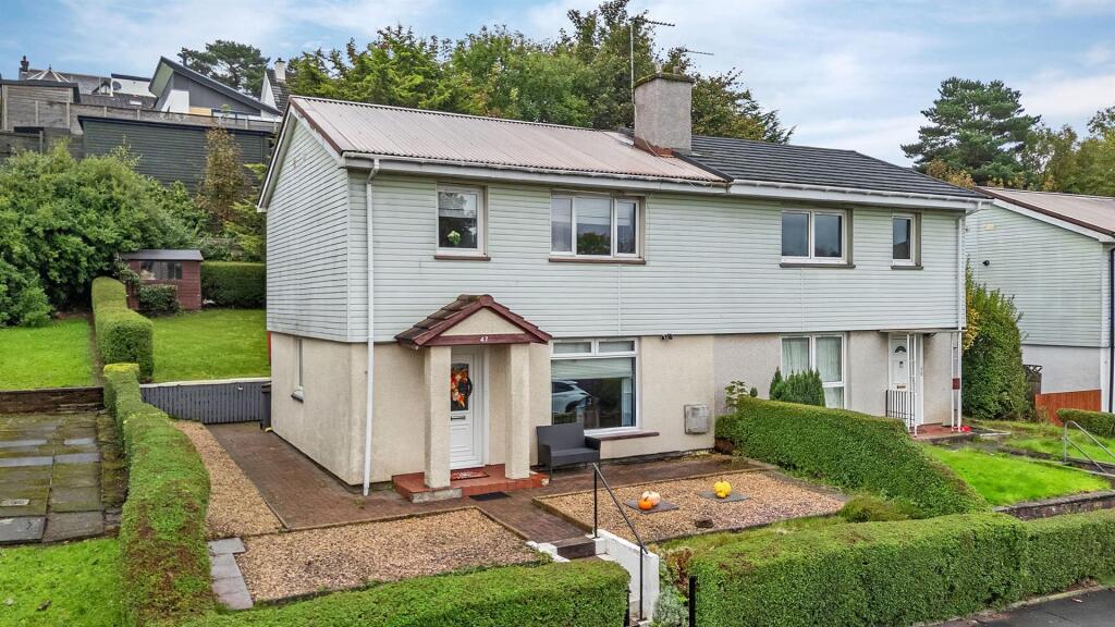 3-bed semi-detached on Overtoun Road, Clydebank, £164,995