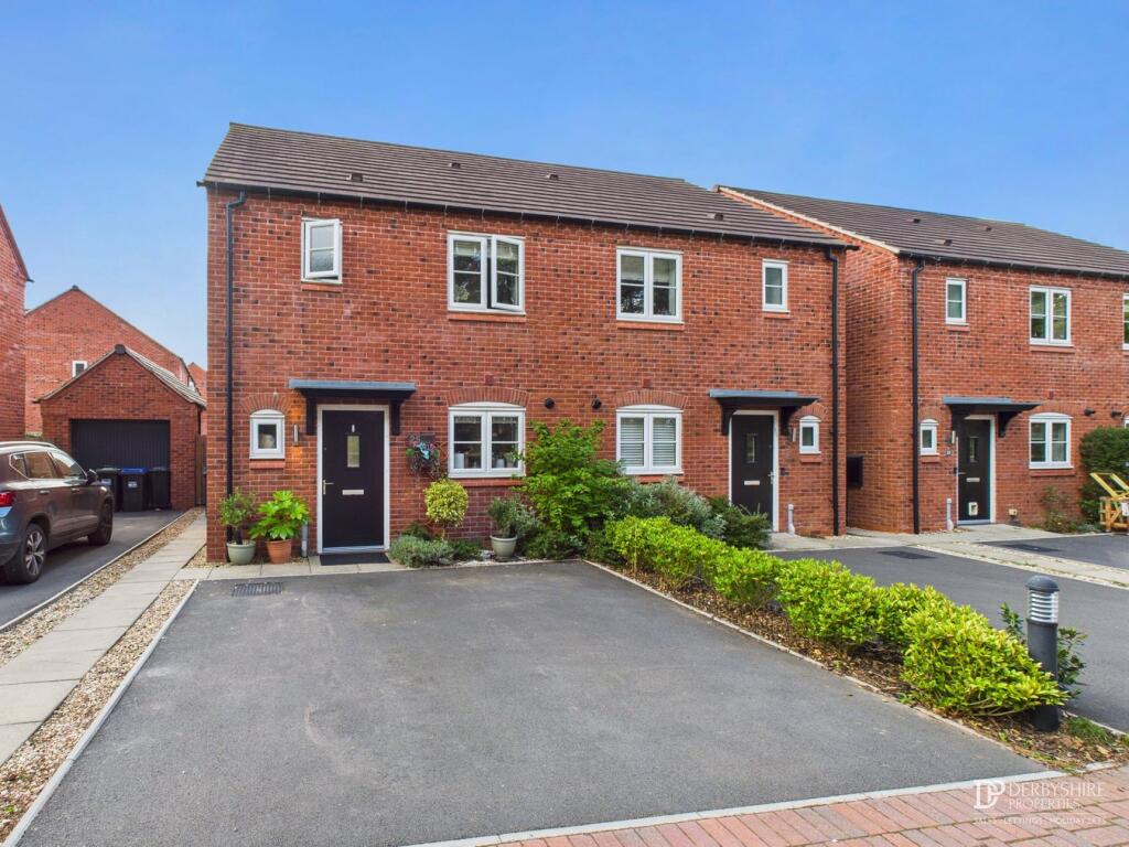 3-bed semi-detached on Sycamore Way, Brailsford, Ashbourne, DE6, £270,000