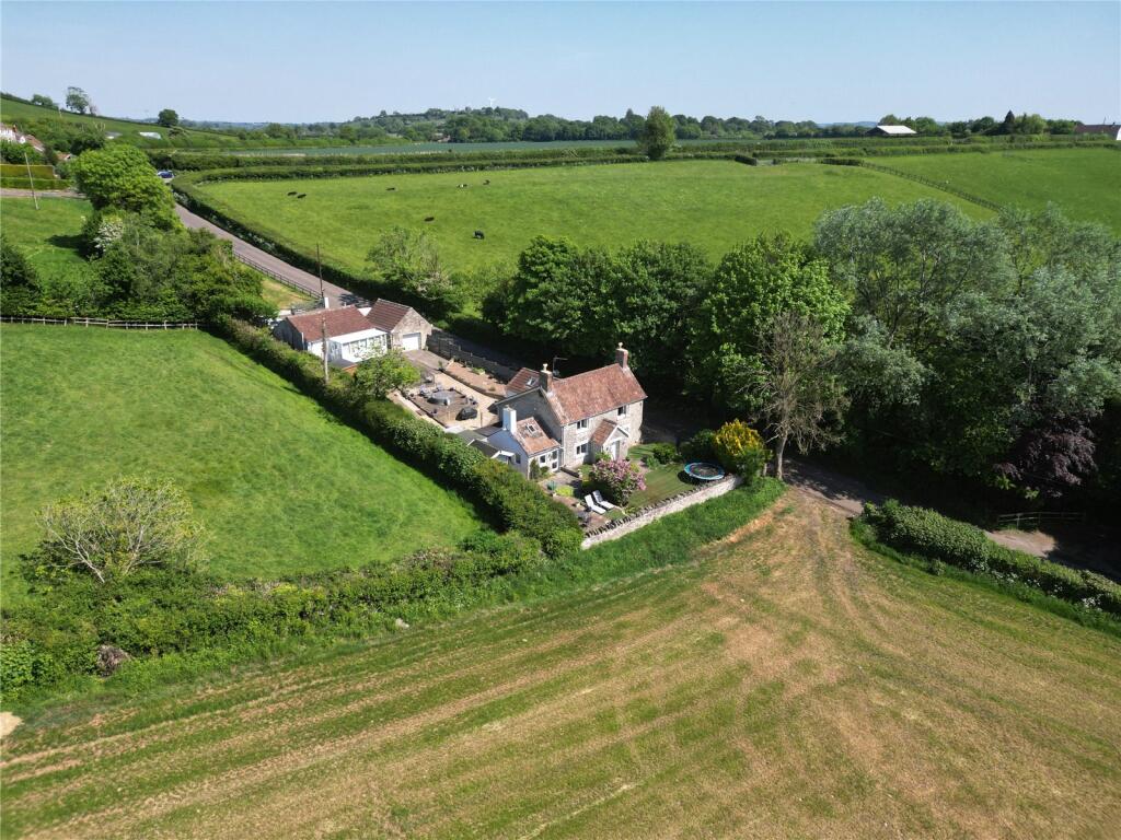 4-bed detached on Charming Cottage with Annexe, gardens and idyllic rural views, Clutton, £775,000