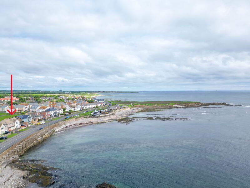 4-bed semi-detached on Harbour Road, Beadnell, Chathill, Northumberland, £675,000