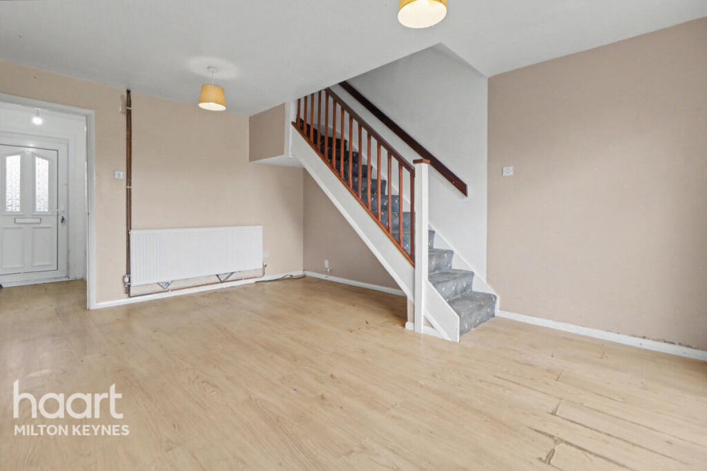 2-bed terraced on Hexham Gardens, Milton Keynes, £240,000