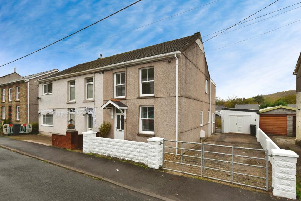 3-bed semi-detached on Edward Street, Alltwen, Pontardawe, Swansea, SA8, £272,000