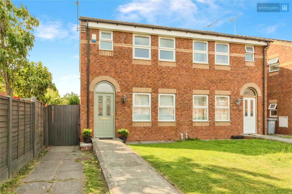 3-bed semi-detached on Herbert Swindells Close, Crewe, Cheshire, CW2, £170,000