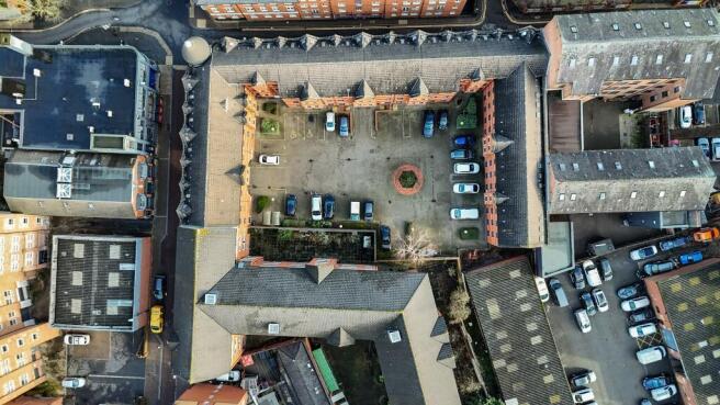 Aerial Courtyard
