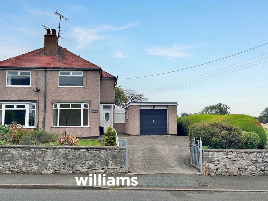 3-bed semi-detached on Ffordd Penrhwylfa, Prestatyn, LL19, £219,950