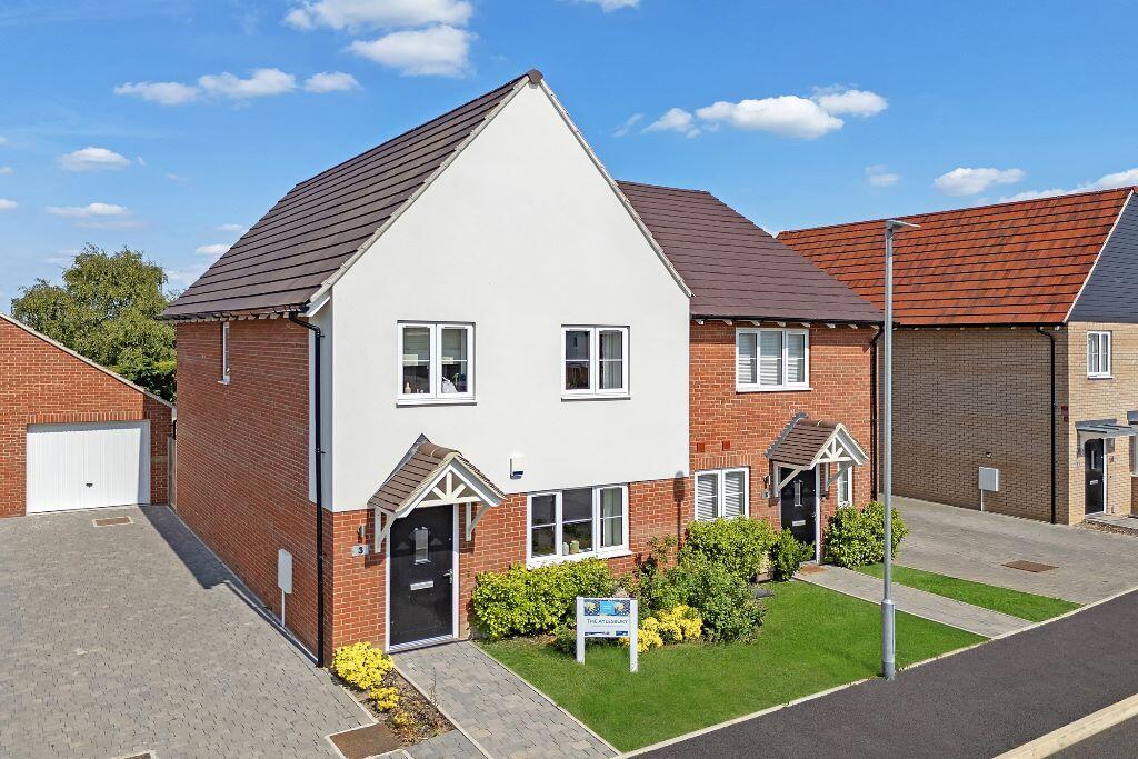 3-bed semi-detached on Templar Green, Orchard Drive, CM77, £410,000