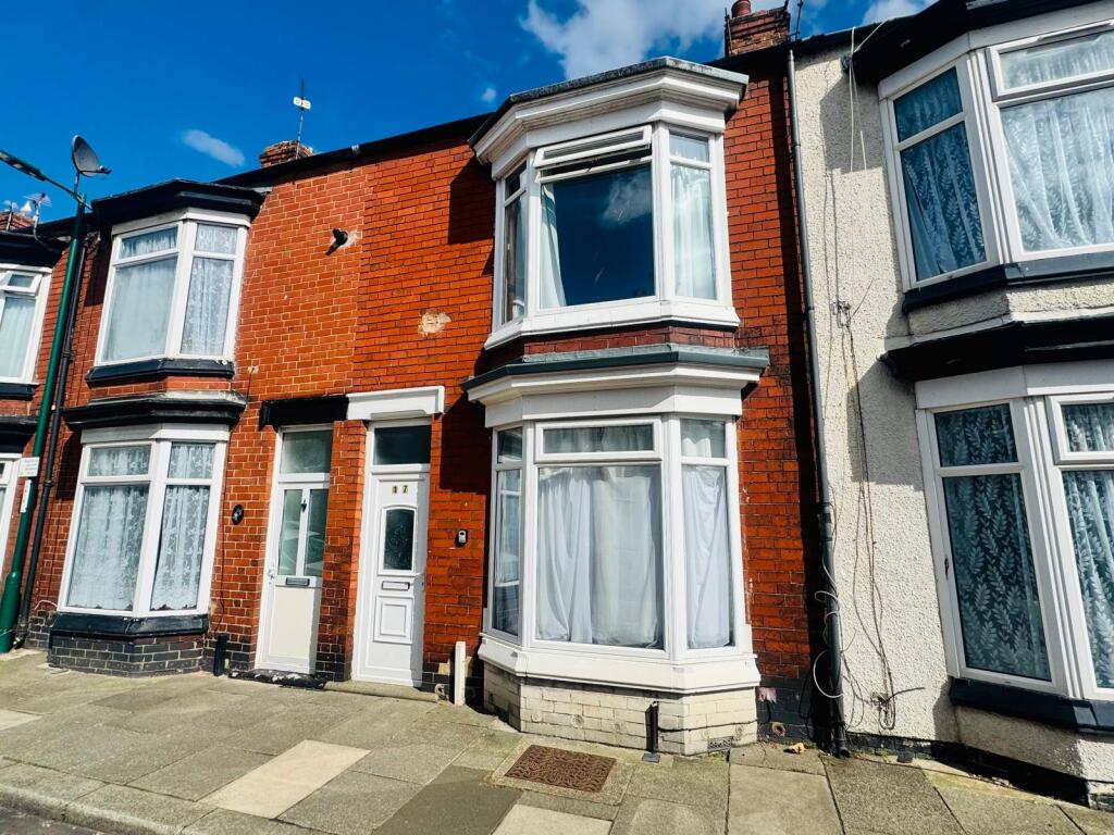 2-bed terraced on Charlotte Street, Redcar, Redcar And Cleveland, £88,500