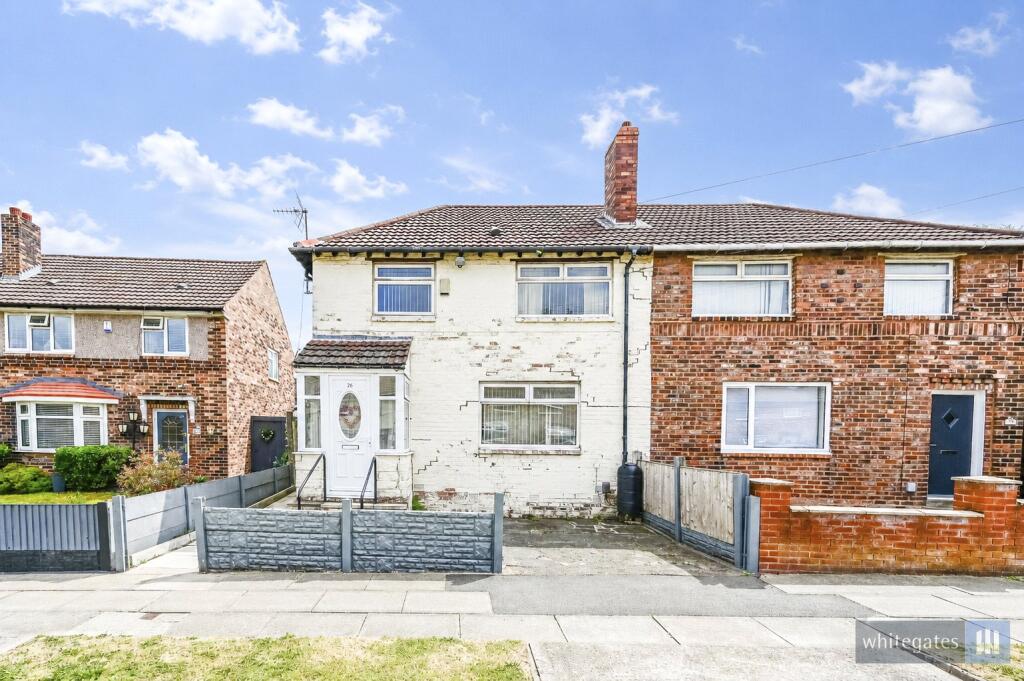 3-bed semi-detached on Chilcott Road, Liverpool, Merseyside, L14, £160,000