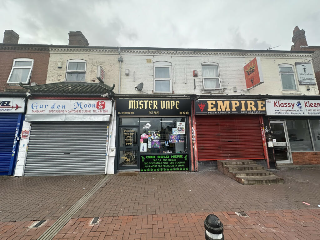 High street retail property to lease in Bearwood Road, Smethwick, Bearwood,  West Midlands, B66