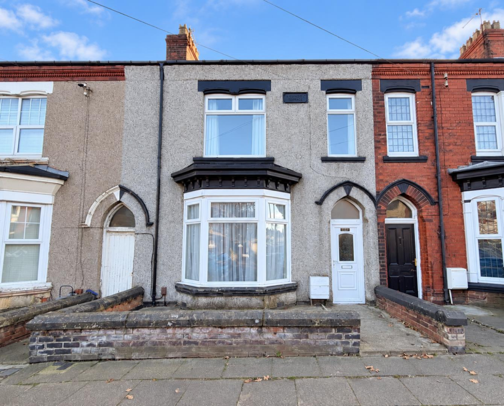 4-bed terraced on Park Road, Hartlepool, £175,000