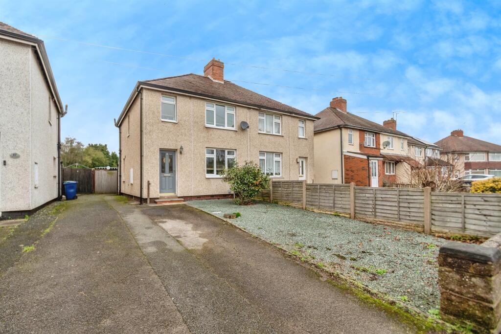 2-bed semi-detached on Laburnum Avenue, Cannock, £180,000