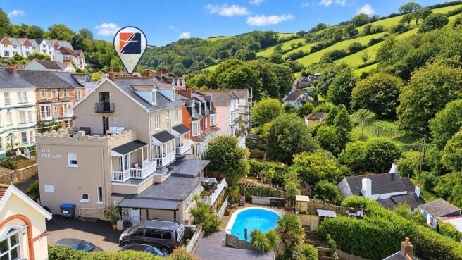Property with countryside view