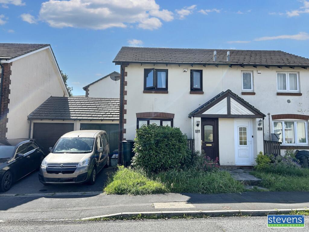 3-bed semi-detached on 3 The Heathers, Okehampton, £225,000