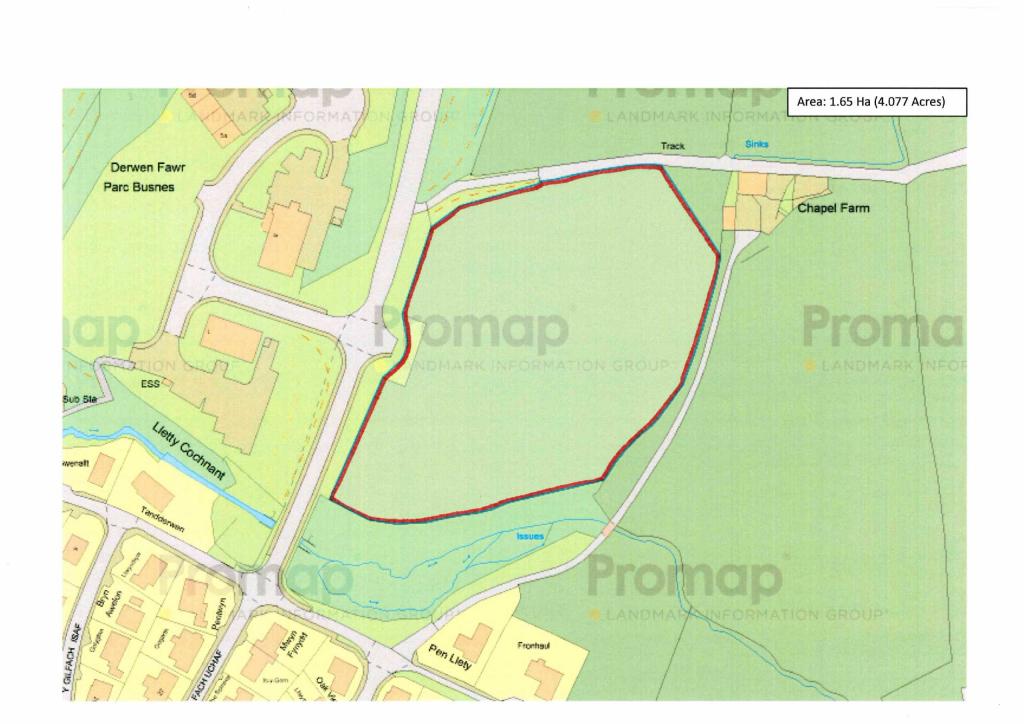 Plot for sale in Opp Parc Derwen Fawr, Business Park, Llanidloes, Powys, SY18, Powys