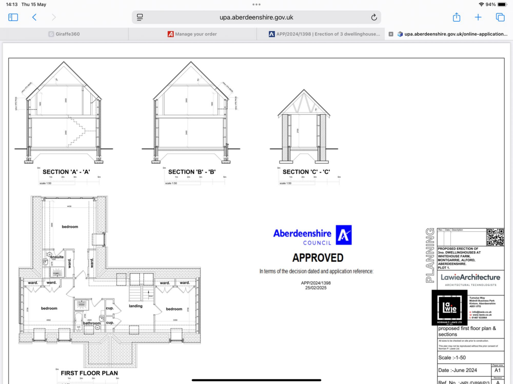 West Of Whitehouse Farm, Montgarrie, AB33 - View 3
