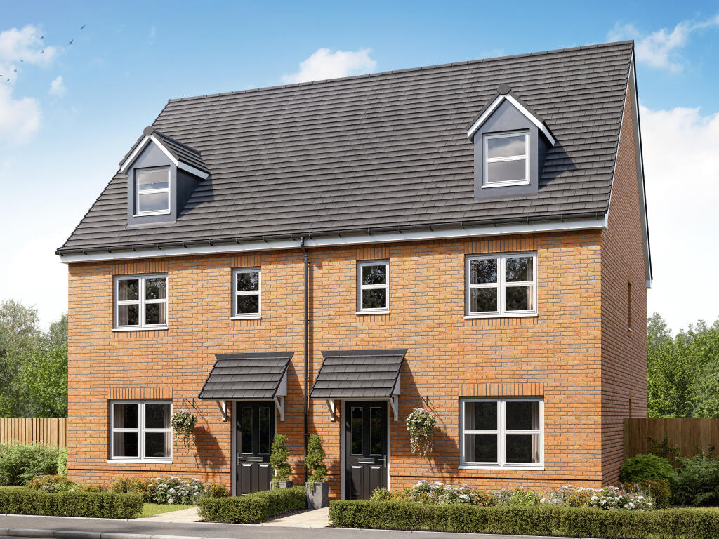 4-bed semi-detached on Glassworks, 
Common Lane, 
Knottingley, 
West Yorkshire, 
WF11 8BN, £294,950