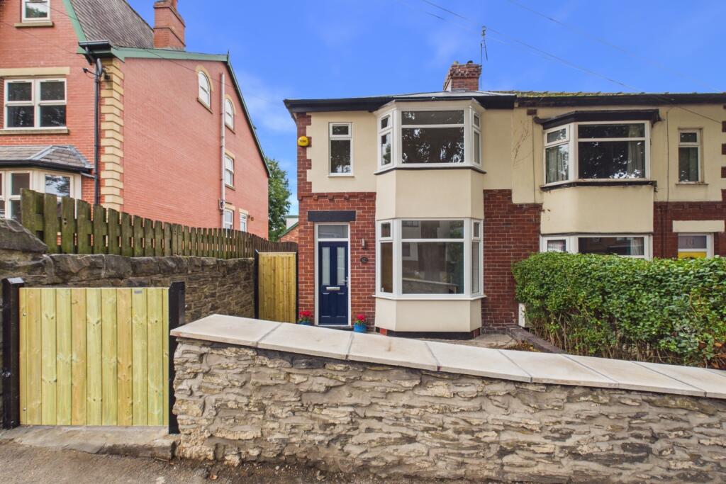 3-bed semi-detached on Upper Albert Road, Meersbrook, S8 9HR, £295,000