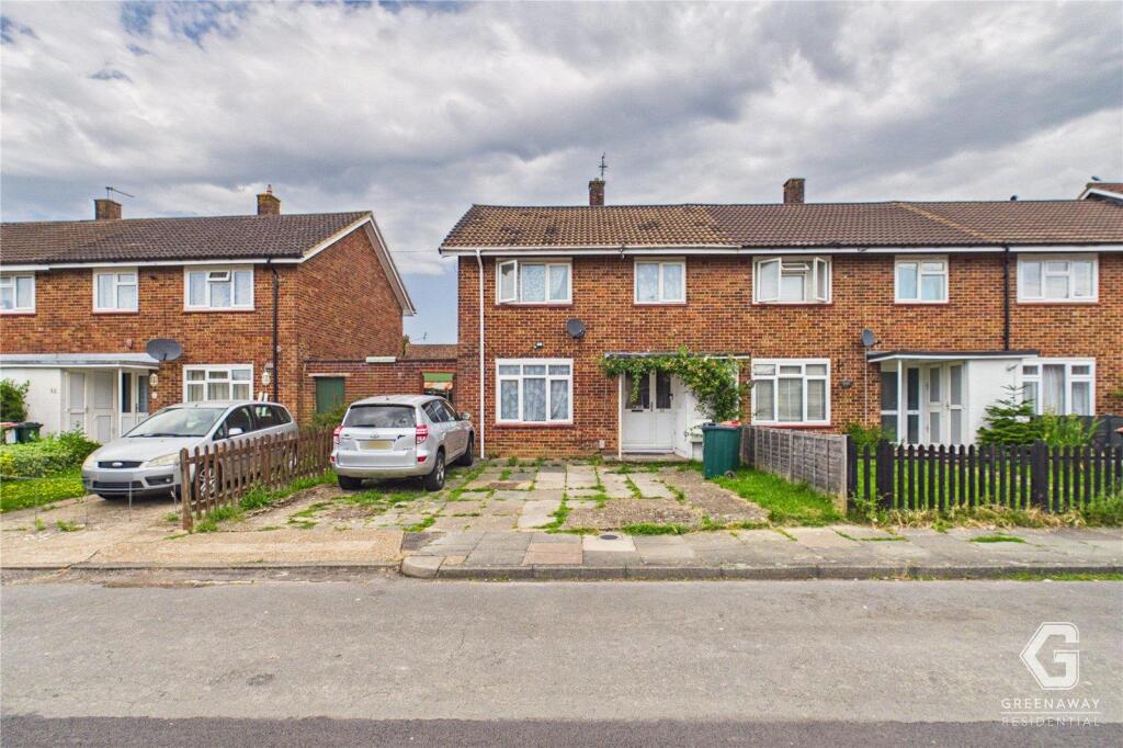 3-bed terraced on Swift Lane, Langley Green, Crawley, £350,000