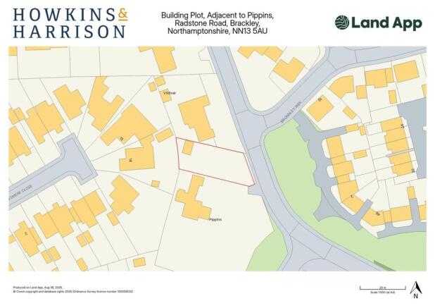 Land app- Building plot adjacent to Pippins, Radst