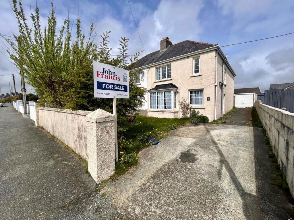 3-bed semi-detached on Haven Road, Haverfordwest, Pembrokeshire, SA61, £235,000