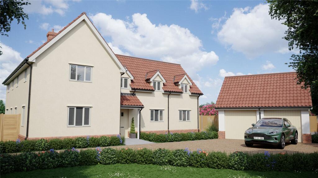 4-bed detached on Cransford, Woodbridge, Suffolk, IP13, £795,000