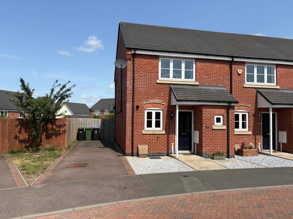 2-bed terraced on Buxton Crescent, Broughton Astley, Leicestershire, LE9, £239,950