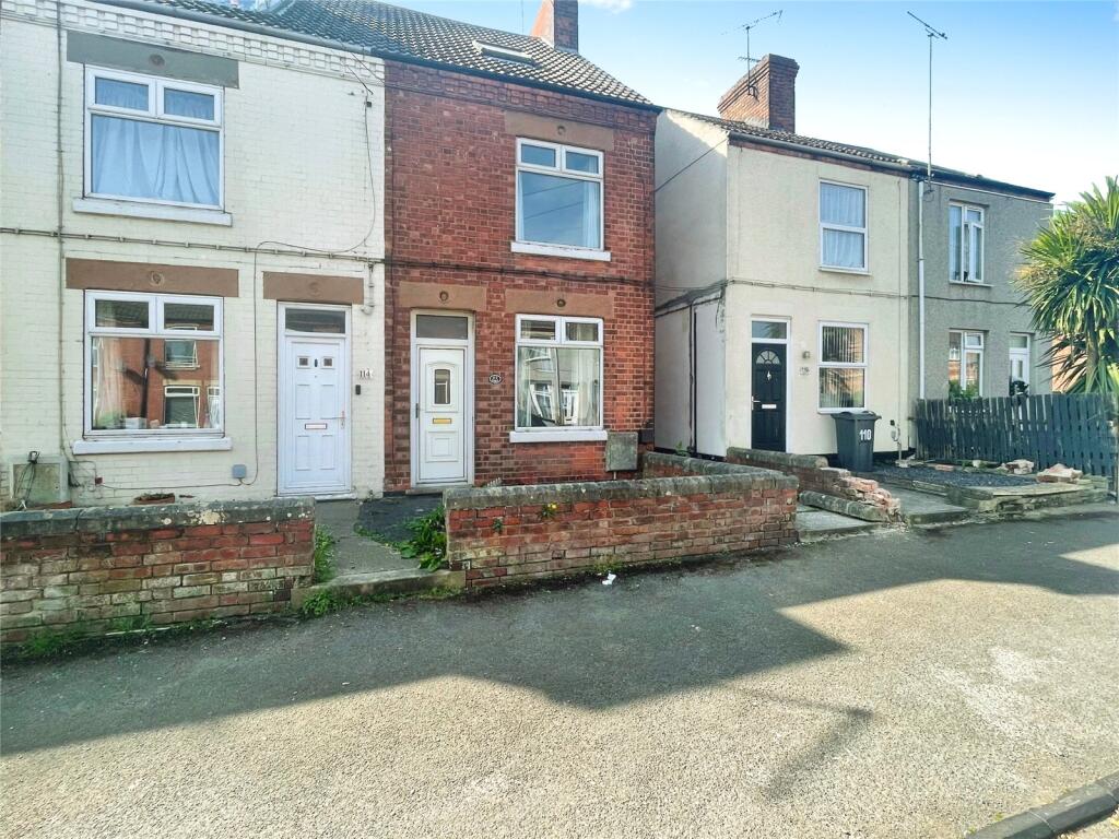 3-bed terraced on King Street, Hodthorpe, Worksop, Derbyshire, S80, £110,000