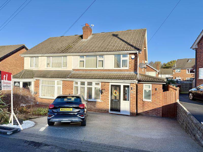 4-bed semi-detached on Henbury Drive, Woodley, £400,000
