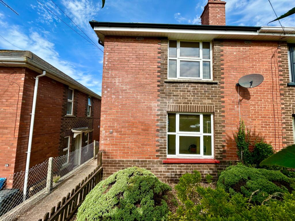 2-bed semi-detached on Heath Road, Exeter EX2 5JX, £210,000