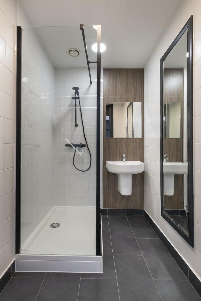 New shower