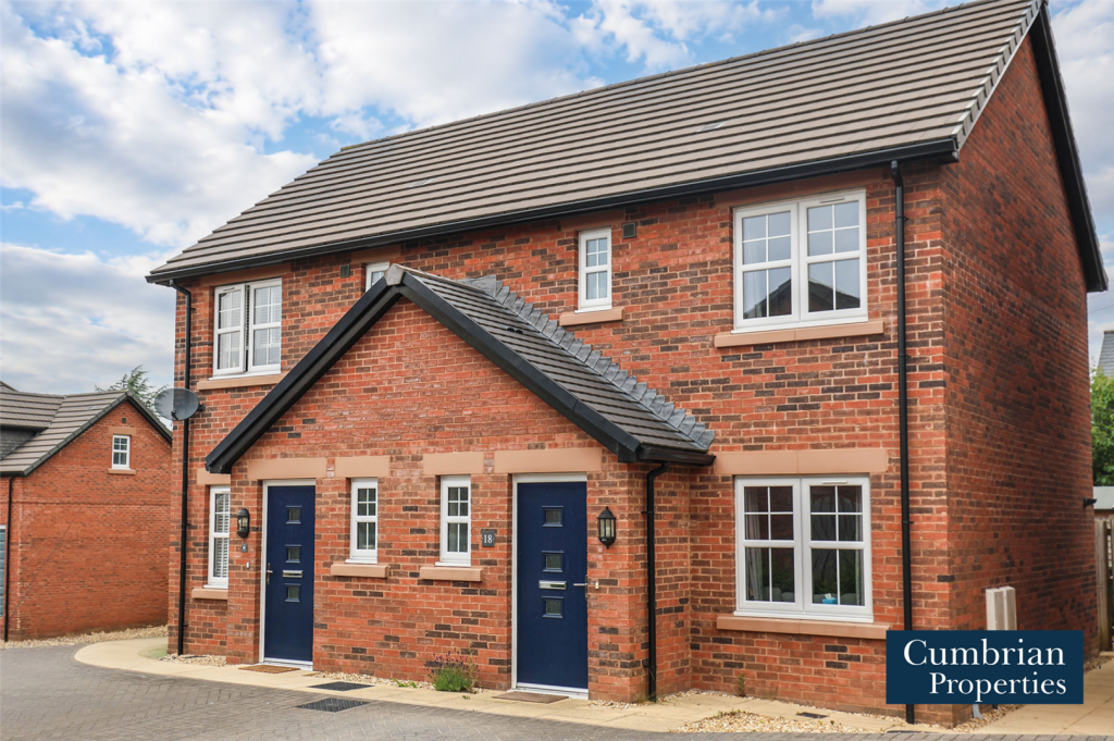 2-bed semi-detached on Lough Wood Crescent, Scotby, Carlisle, £147,000