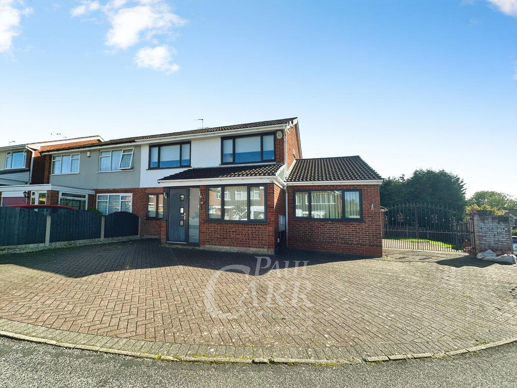 3-bed semi-detached on Bodmin Rise, Park Hall, WS5 3HY, £475,000