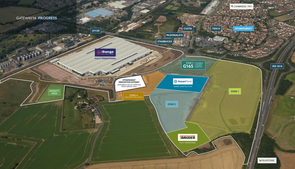Main image of property: Gateway 14, Gateway Boulevard, Stowmarket, IP14 5BP