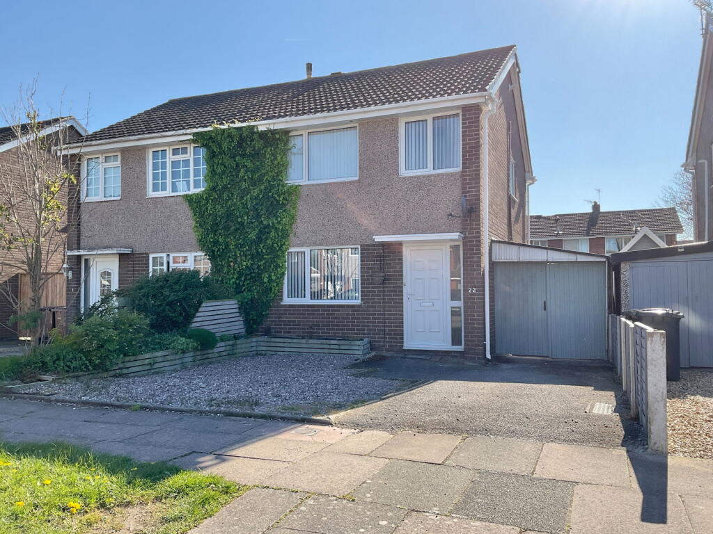 3-bed semi-detached on Cheltenham Way, Kew, Southport, £210,000