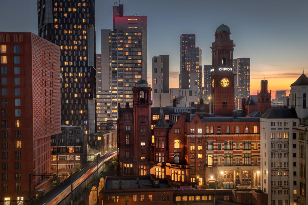 View at night