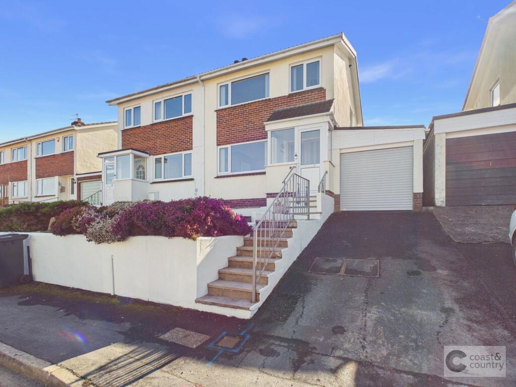 3-bed semi-detached on Foxley Crescent, Newton Abbot, TQ12, £285,000