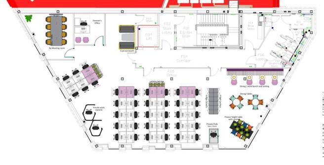 Internal Fit Out Proposal - Full Floor 2,500sq.ft