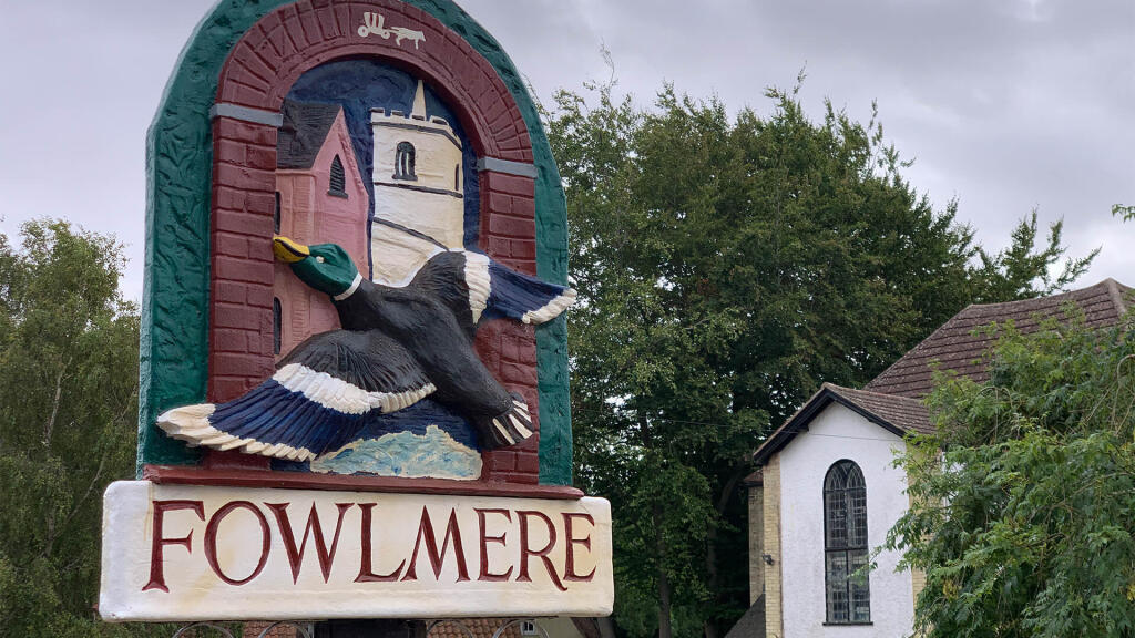 Fowlmere sign