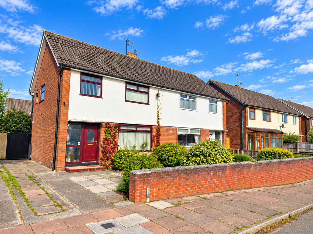 3-bed semi-detached on Rose Crescent, Southport, PR8, £240,000