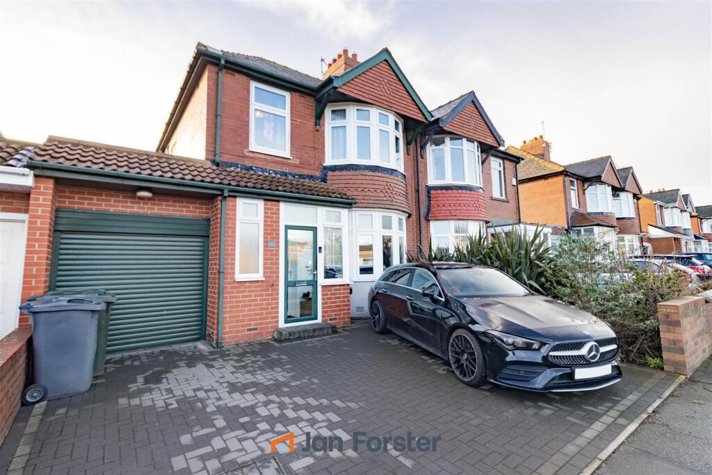 3-bed semi-detached on Trevor Terrace, North Shields, £415,000