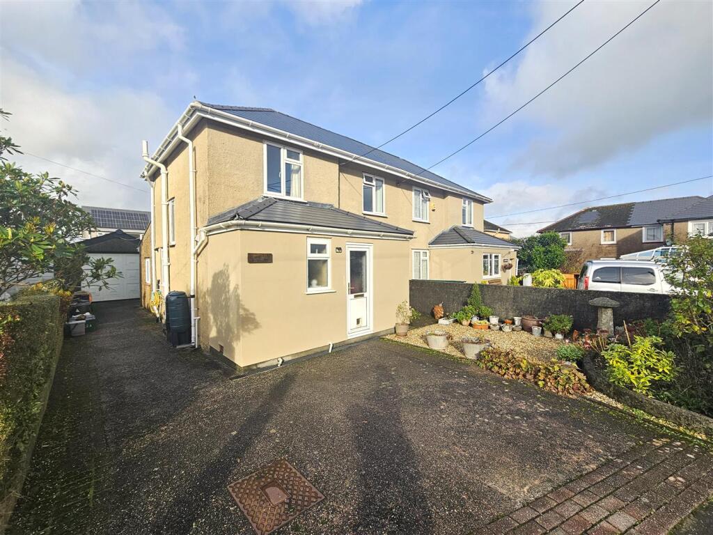 3-bed semi-detached on Binkham Hill, Yelverton, £320,000