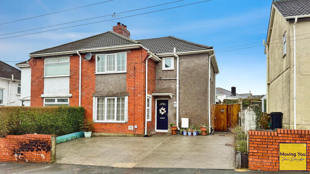 3-bed semi-detached on Gwyn Street, Alltwen, Pontardawe, SA8 3AN, £240,000