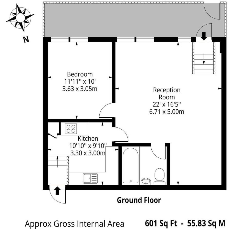 1 bedroom flat for rent