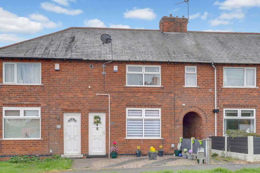 2-bed terraced on Victor Crescent, Sandiacre, NG10, £170,000