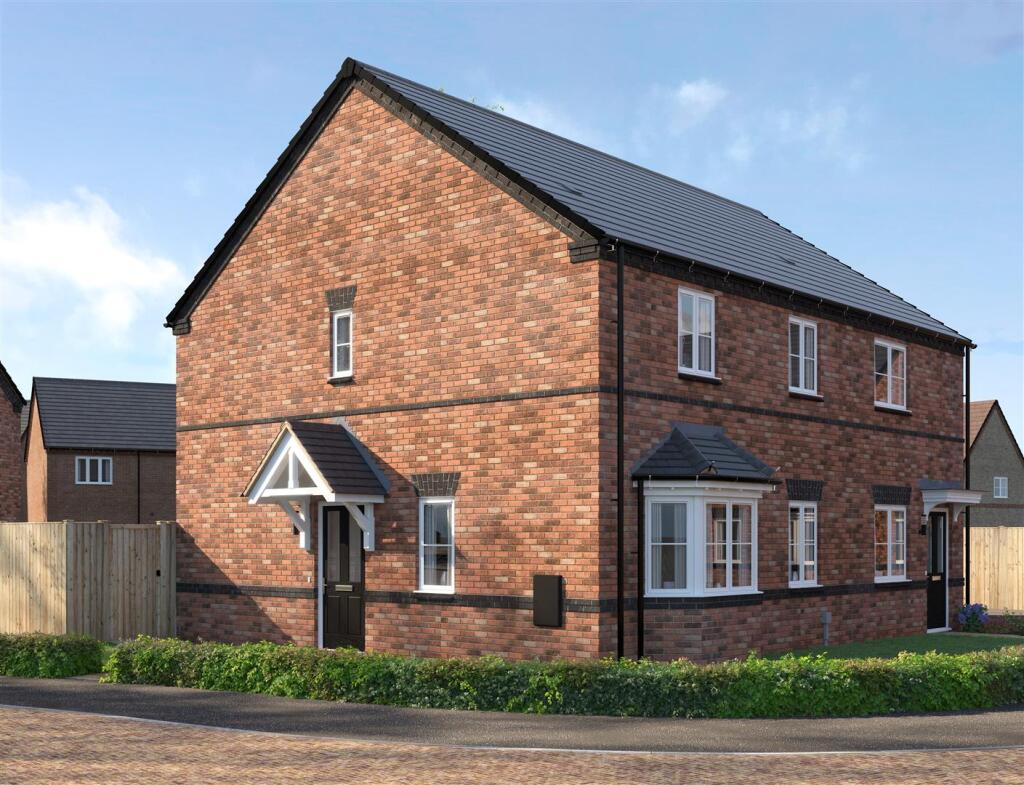 3-bed semi-detached on Plot 102 - Arundel, Mytton Oak Manor, Bowbrook, Shrewsbury, SY3 5BT, £320,000