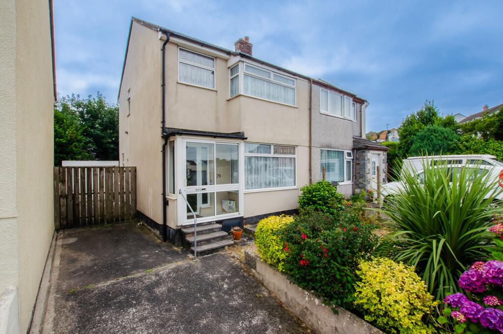 3-bed semi-detached on 79 Margaret Crescent, Bodmin, PL31 1JJ , £190,000