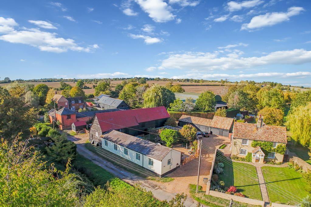 3-bed detached on House and Grade II Barn, Caxton End, Bourn, £595,000